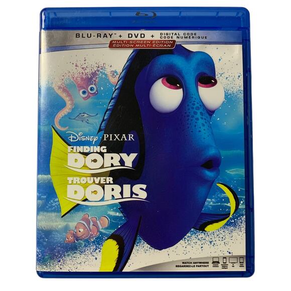 Disney Pixar Other - Disney Pixar Finding Dory Trouver Doris Blu-Ray + DVD + Digital Code Bilingual
